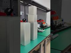 3-Stage Rectangular Electric Lifting Column – 4000N Load | Black / Silver Finish