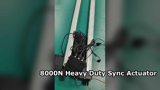 1000N Linear Actuator 1000mm Stroke 24V DC with Synchronized Controller for Industrial Automation